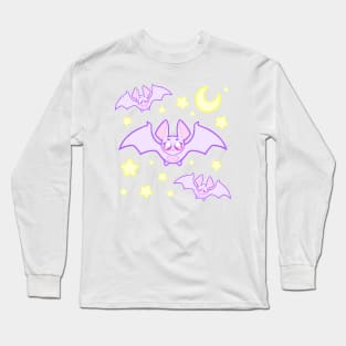 Kreepy Kawaii BATS - PASTEL Long Sleeve T-Shirt